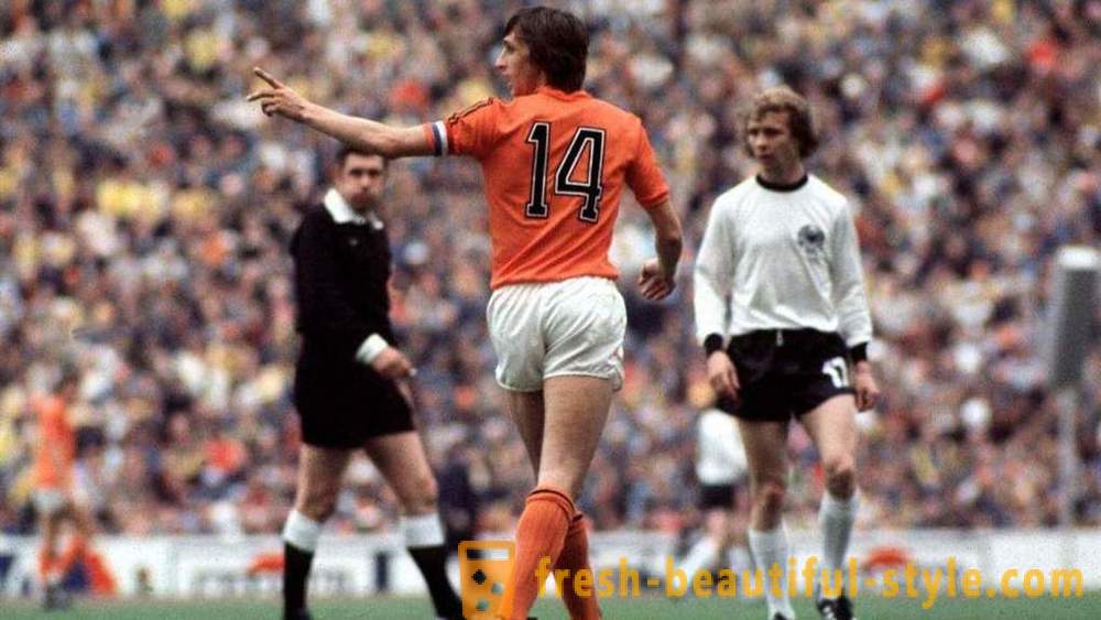 Fotbalistul Johan Cruyff: biografie, fotografie și cariera