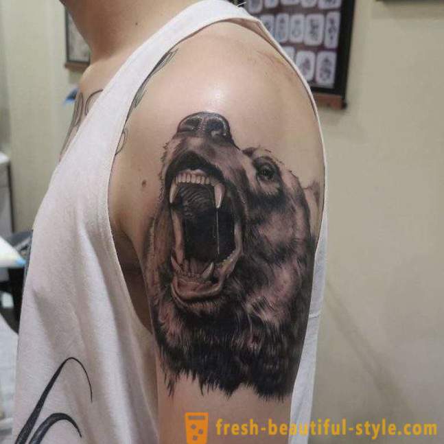 Înțeles tatuaj „urs“: bărbați, femei, în zona