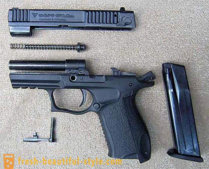 Pistol „Fort 17“: caracterizarea și compararea cu analogi