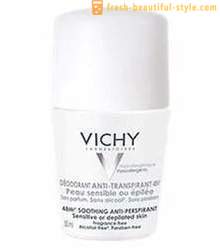 Deodorantele „Vichy“: comentarii, o revizuire a compoziției. Vichy-Deodorant antiperspirant
