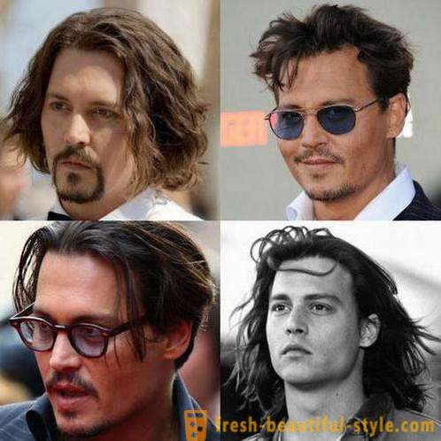Evoluția coafuri: Johnny Depp