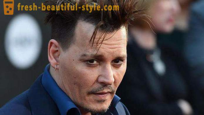 Evoluția coafuri: Johnny Depp