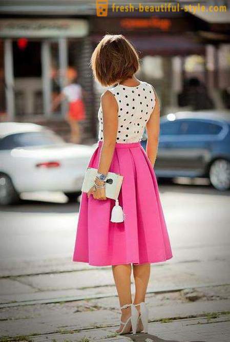 Din ceea ce sa poarte fusta Sfaturi roz stiliști