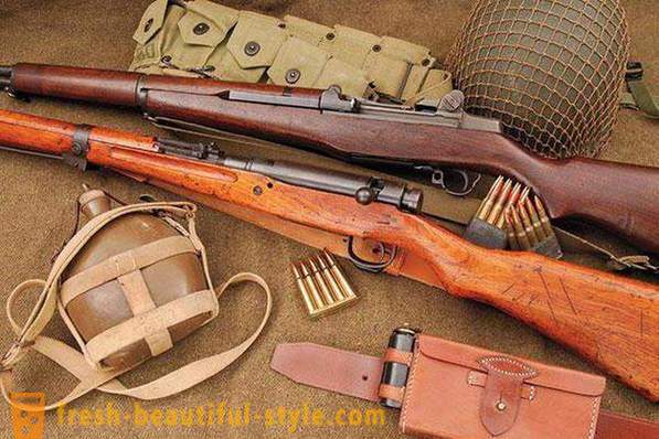 Arme americane de al doilea război mondial și modern. puști și pistoale americane