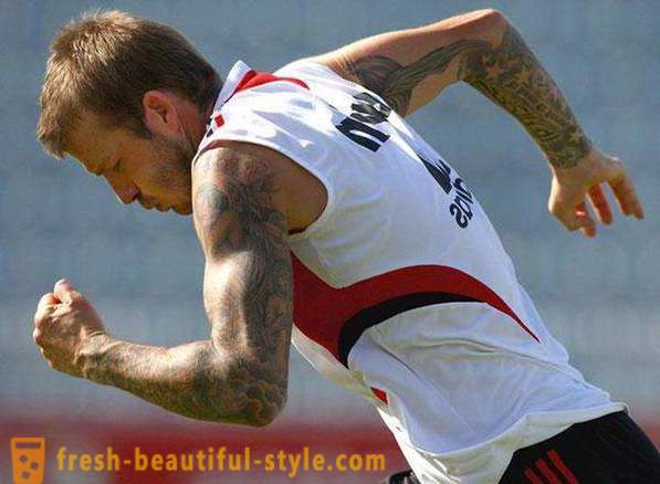 40 tatuaj Beckham: interpretarea și localizarea lor pe corp