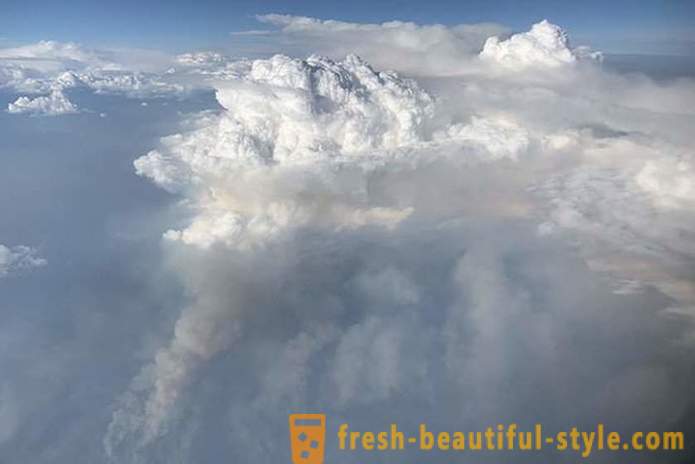 NASA a fotografiat un fenomen rar - „focul“ nor