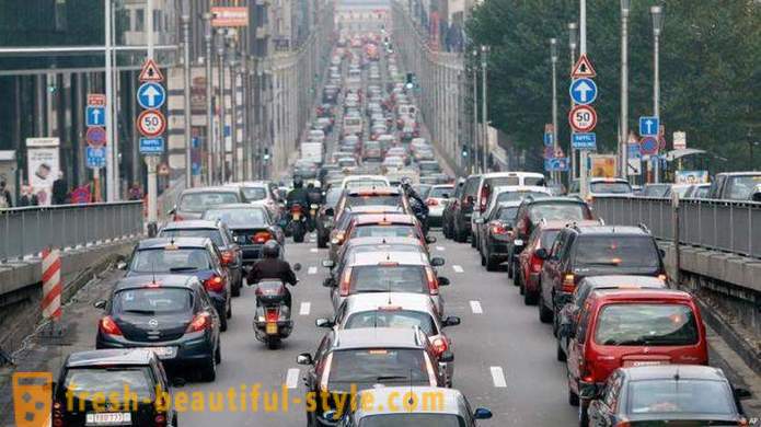 Oraș străin cu cele mai mari blocaje de trafic