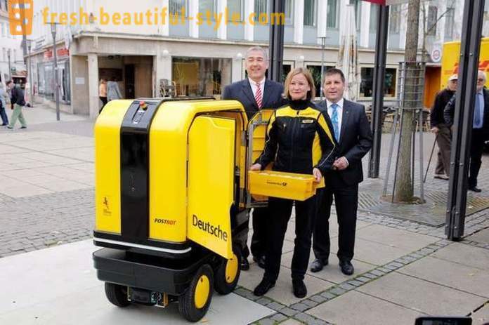 În Germania, am creat un robot-asistent poștași și curieri