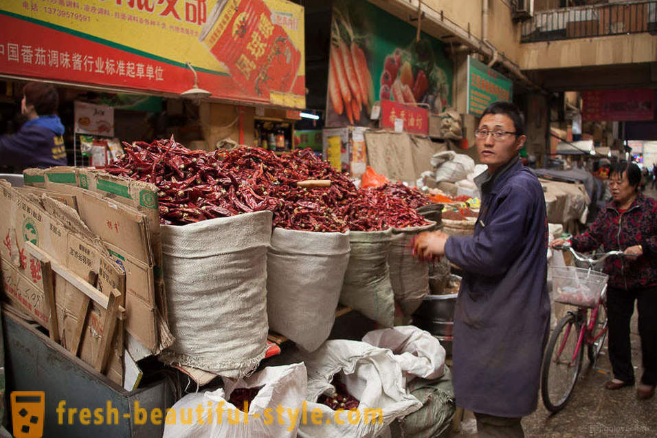 Plimbare pe piața chineză