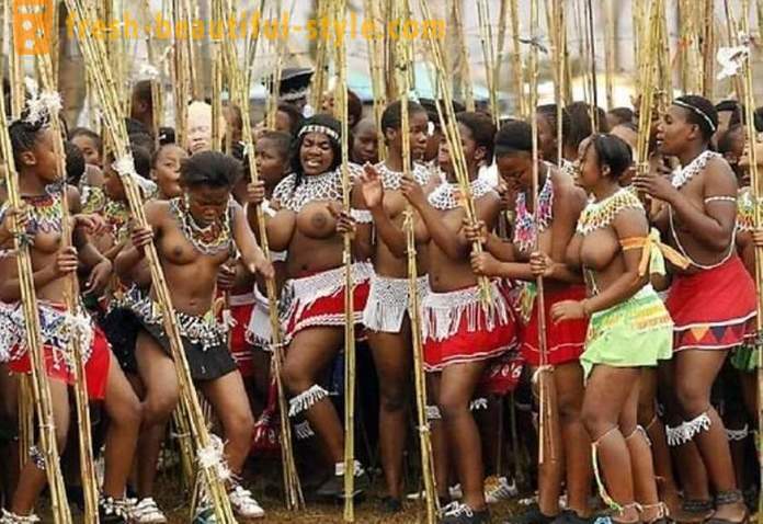 Parada virgini în Swaziland în 2017