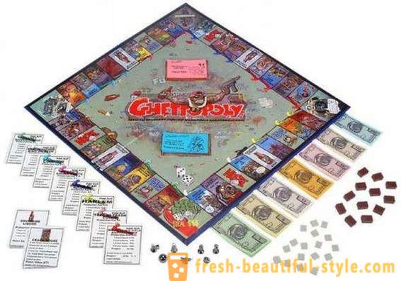 „Gettopoliya“ 5 jocuri de masă interzise dedicat viciile societății