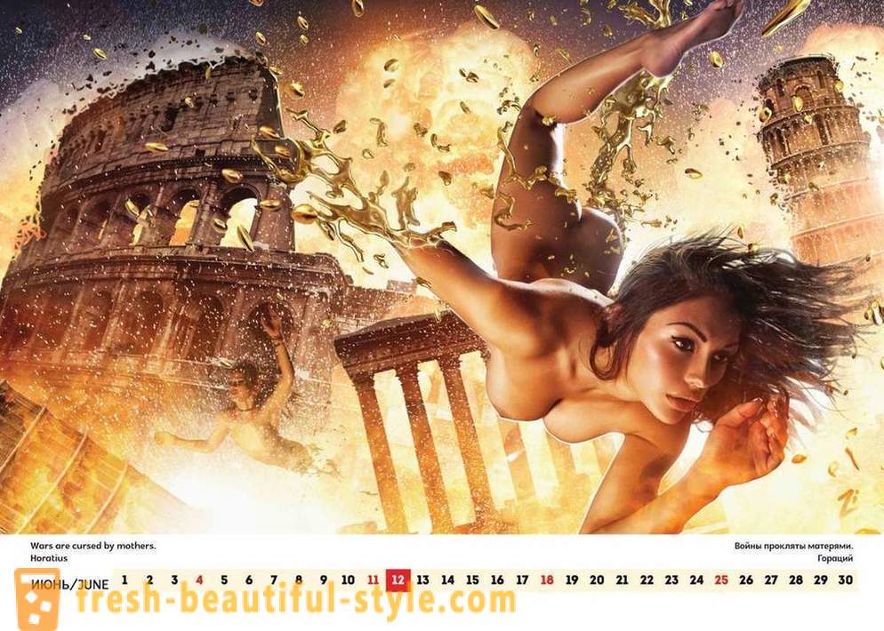 Showman norocos Lee a lansat un calendar erotic, de asteptare pentru Rusia în America și în lume