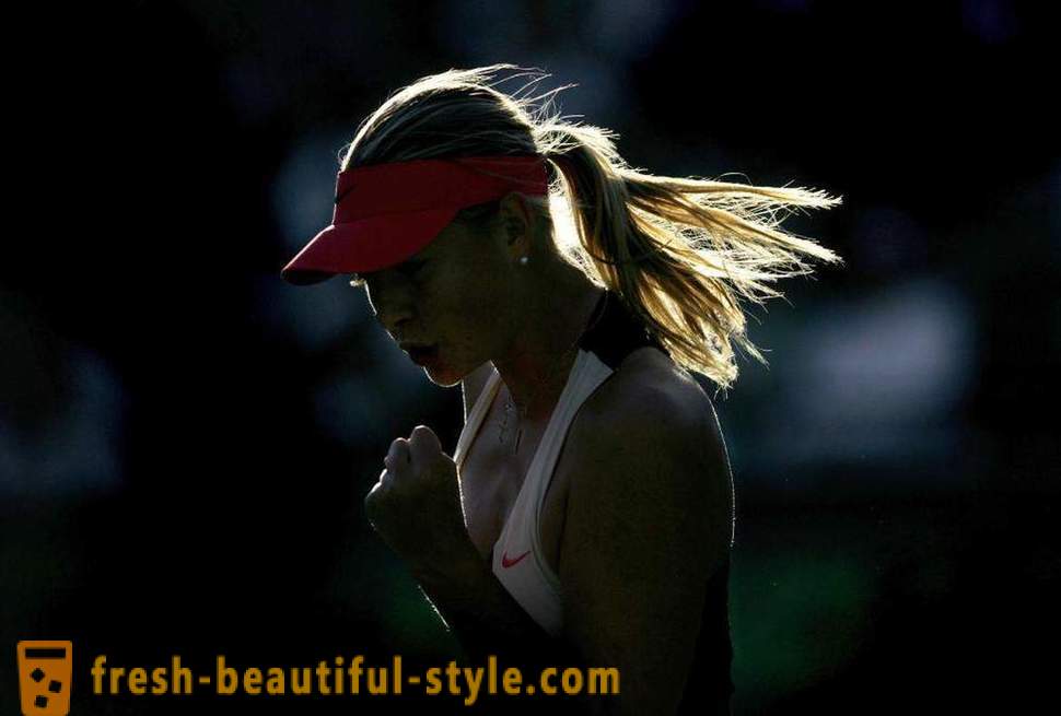 Greșeală nereușit de Maria Sharapova, cariera clătinarea