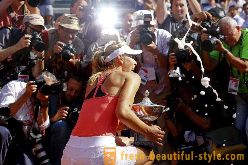 Greșeală nereușit de Maria Sharapova, cariera clătinarea