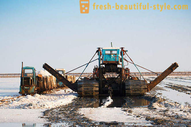 Extracția de sare care trăiesc în Crimeea