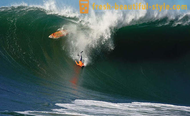 5 locuri pentru surf cele mai cunoscute, în cazul în care legendarul valuri gigantice vin