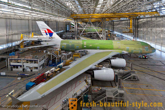 Cum de a construi A380 si cum arata interiorul