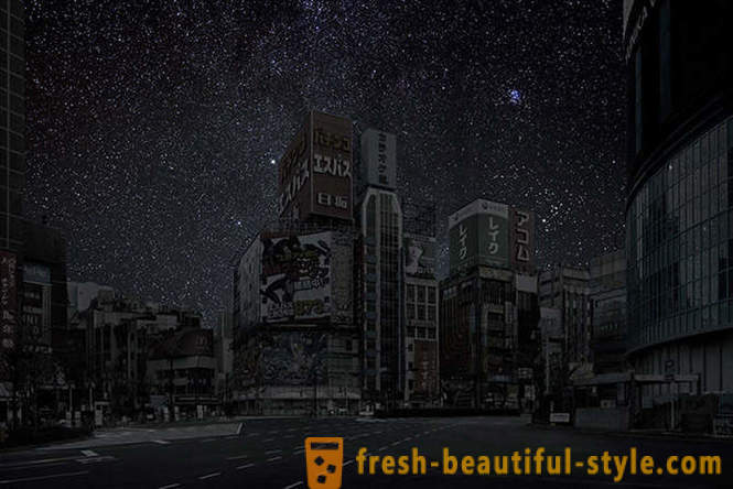 City, luminat doar de stele