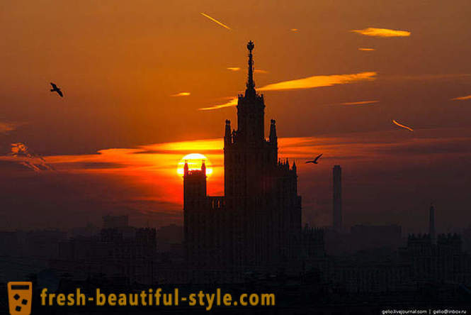 Moscova, de la o înălțime
