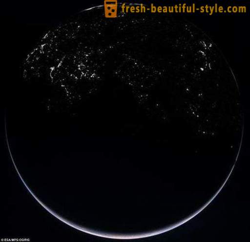 Vedere de pe orbita pe Pământ