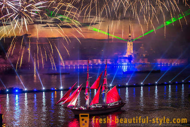 După cum sa menționat Scarlet Sails 2014 St. Petersburg