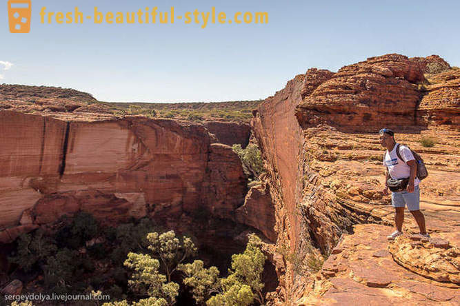 Plimbare prin Canyon Kings din Australia