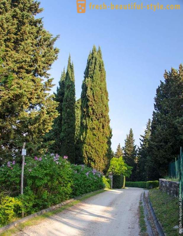 Mersul pe jos în jurul valorii de Toscana