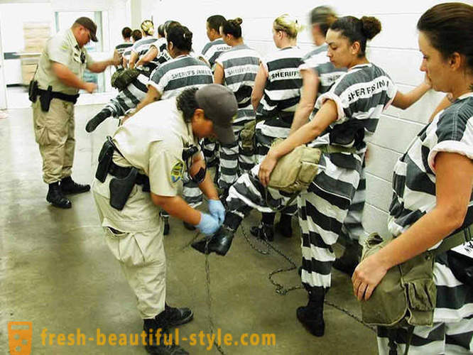 Femei prizonieri în timpul săptămânii o închisoare din SUA