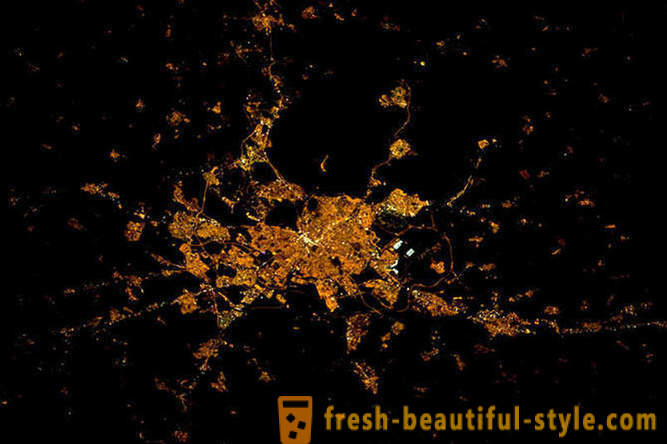 Orașe de noapte din spațiu - cele mai recente imagini de la ISS