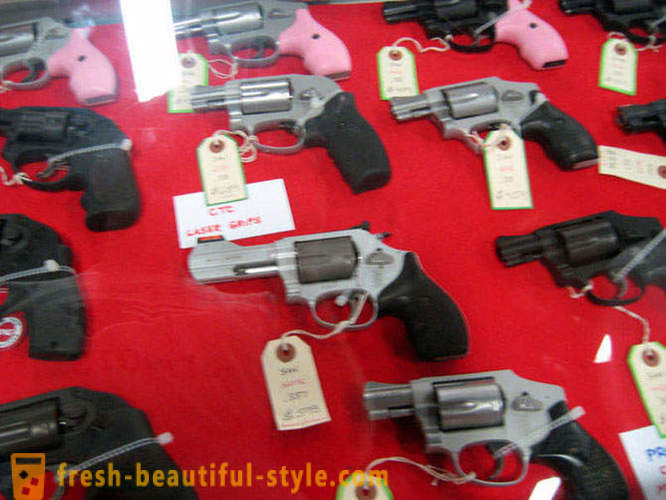 Expoziție și vânzarea de arme în SUA