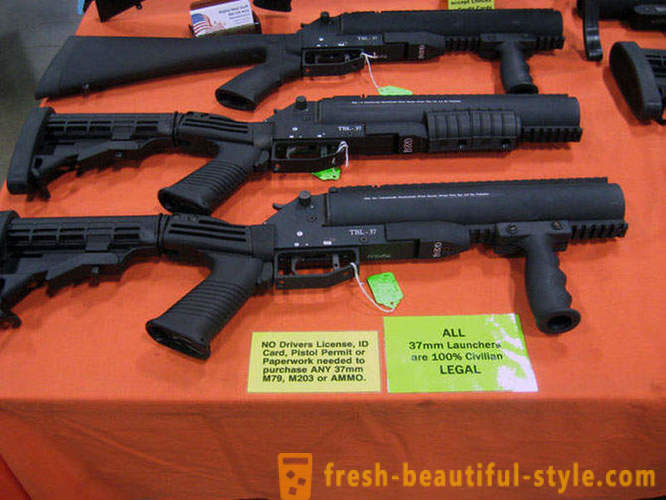Expoziție și vânzarea de arme în SUA