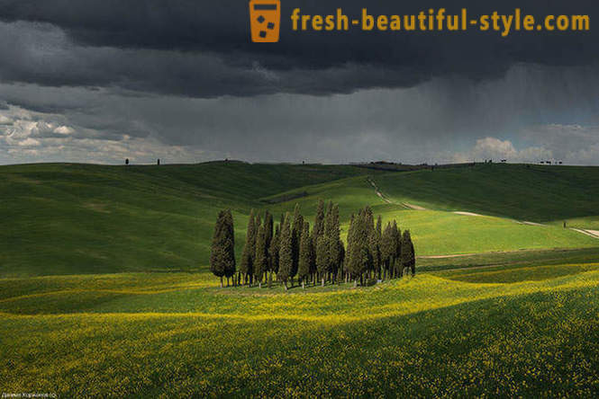 Sub cerul primăverii Toscana