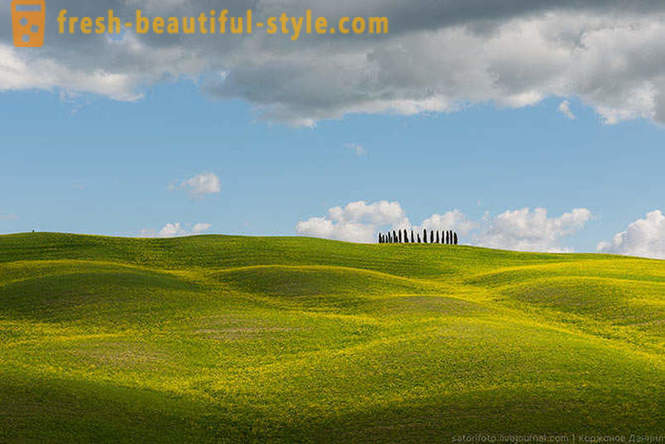 Sub cerul primăverii Toscana