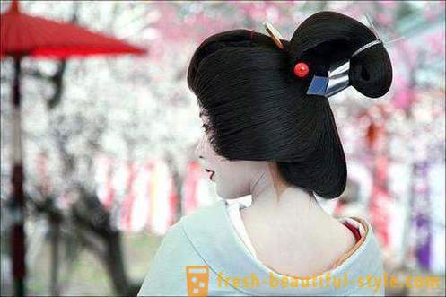 Coafuri japoneze pentru fete. coafura tradițională japoneză