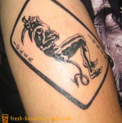Joker Tattoo: simboluri și fotografii
