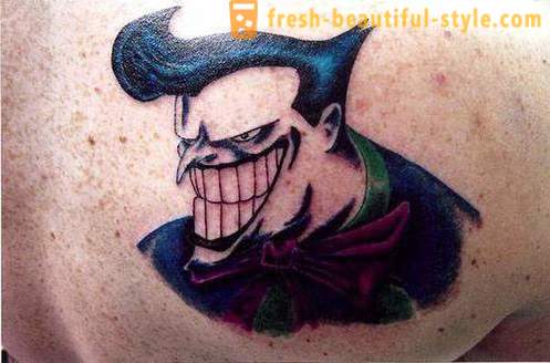 Joker Tattoo: simboluri și fotografii