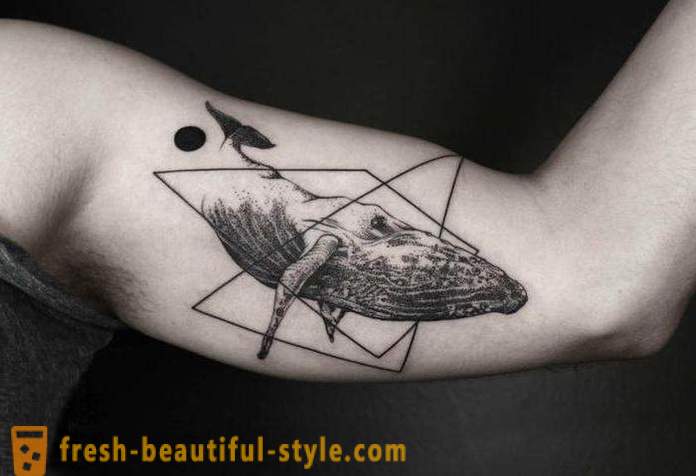 Tatuaj „balena“: istoria, sensul și fotografii