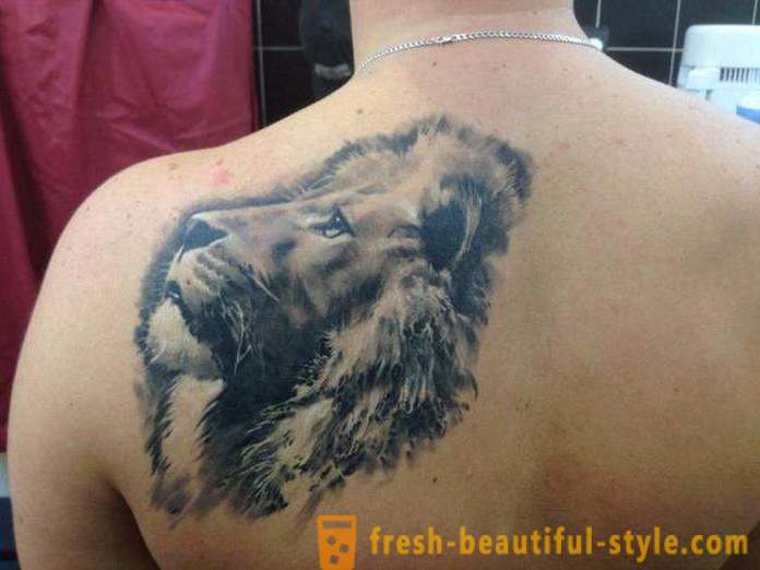 Înțeles tatuirovki- „Leul“ pe umăr și în alte părți ale corpului