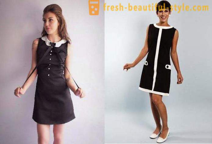Rochie în stilul anilor '60. rochie modelul