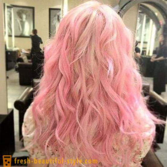 Păr roz: cum de a realiza o culoare dorită?