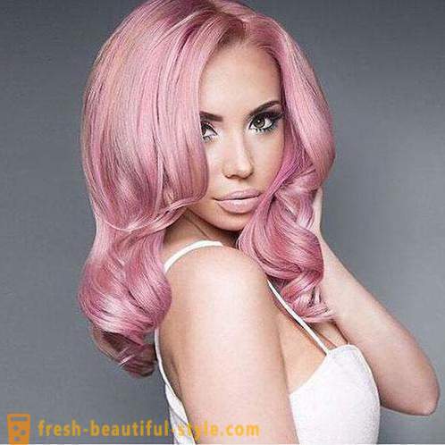 Păr roz: cum de a realiza o culoare dorită?