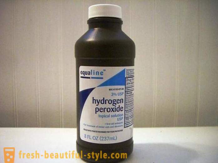 Peroxidul de hidrogen de păr nedorit: reteta (review-uri)