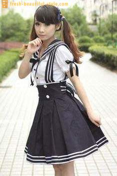 Uniformă școală japoneză ca o tendință de moda