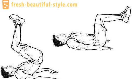 Crunch inversă: exerciții abdominale eficiente