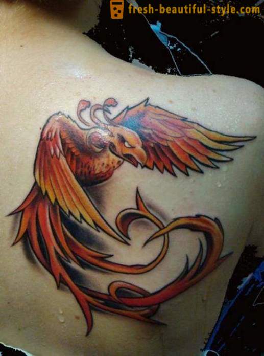 Phoenix - un tatuaj, sensul care nu poate fi înțeles pe deplin
