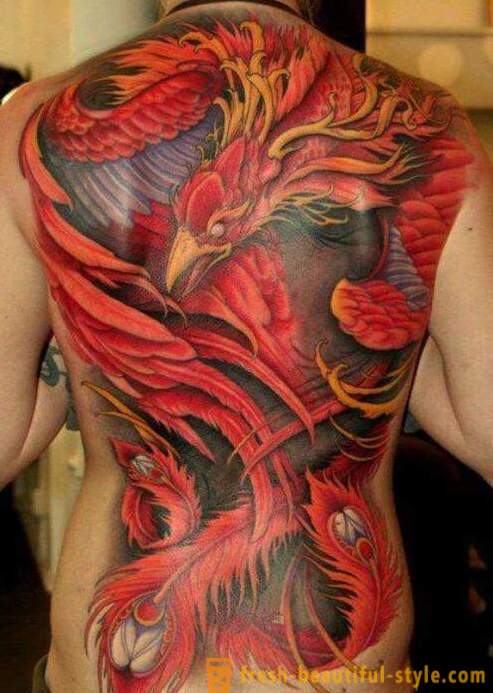 Phoenix - un tatuaj, sensul care nu poate fi înțeles pe deplin