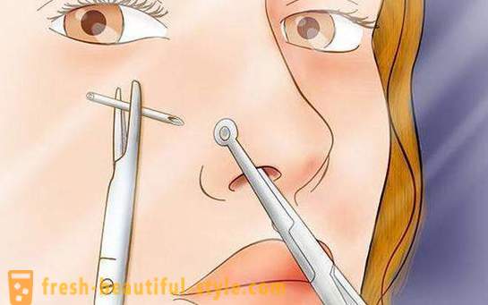 Cum să străpungă nasul. Piercing Nas: fotografie