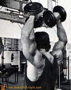 Metode de masă musculară: apăsați Arnold