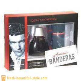 Apa de toaleta pentru bărbați: marca „Antonio Banderas“