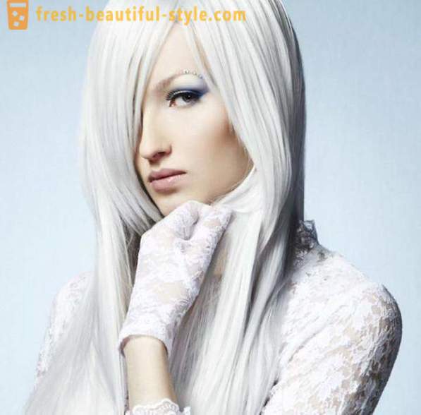Păr alb. Sfaturi de colorare și îngrijire